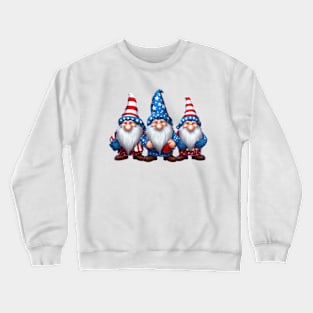 4th of July Gnomes #2 Crewneck Sweatshirt